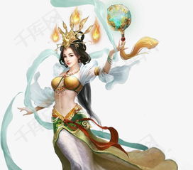 手绘游戏美女,描绘青春梦幻的视觉盛宴