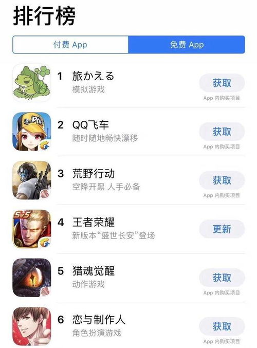 app游戏榜,新游崛起与经典再续