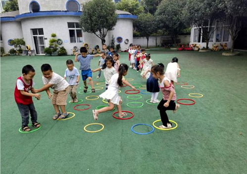 呼啦圈玩法幼儿园游戏,幼儿园创意运动游戏集锦