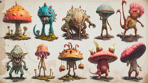 游戏生物画画,探索游戏世界中的神秘生灵